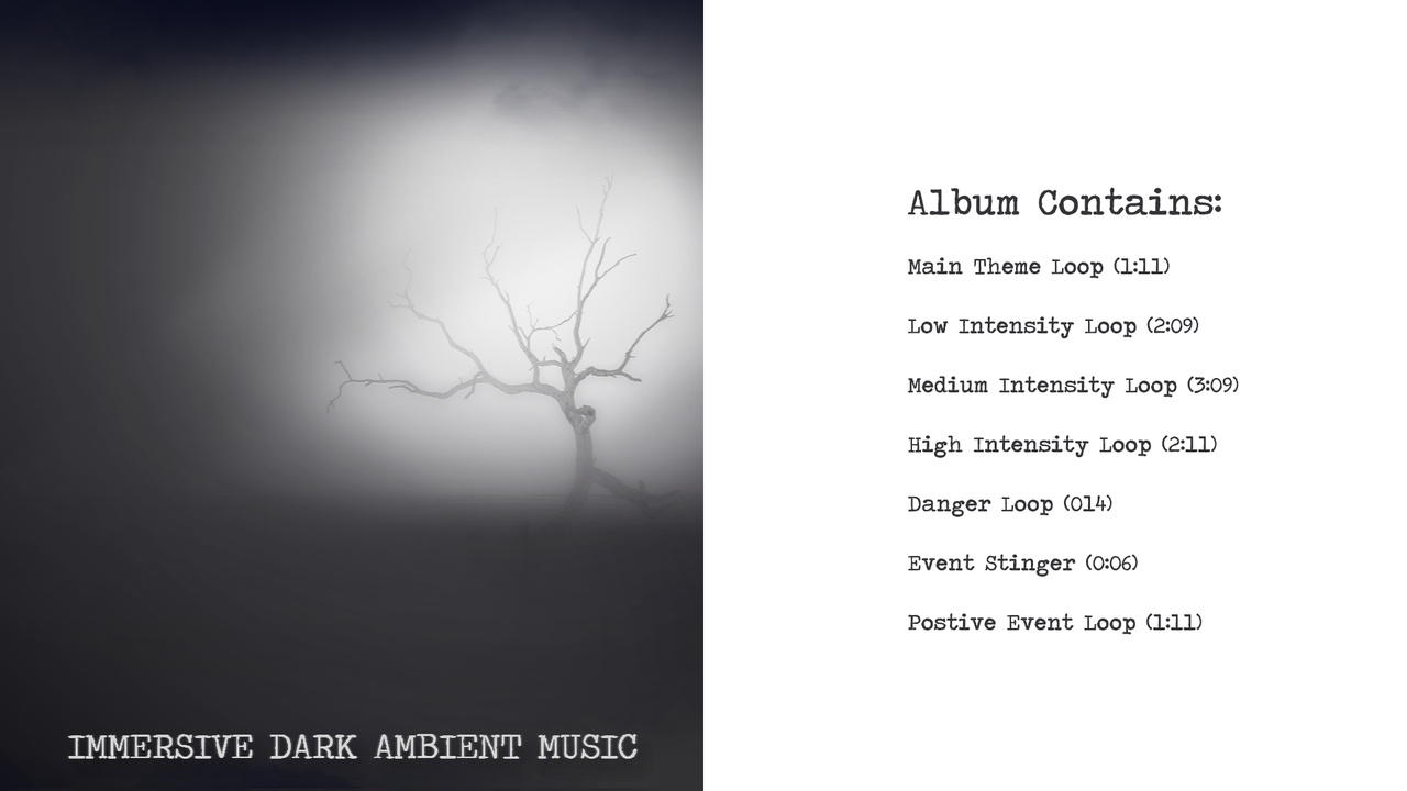 Media 1 for listing Immersive Dark Ambient Music Pack