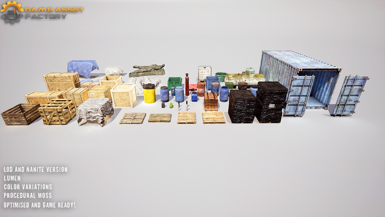Media 1 for listing Industrial Props Vol1