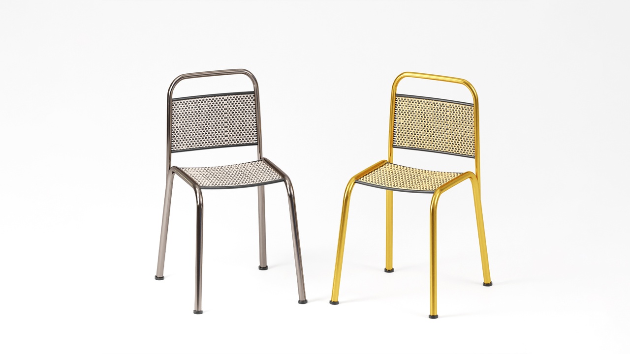 Media 1 for listing Rawhide seating gold chair