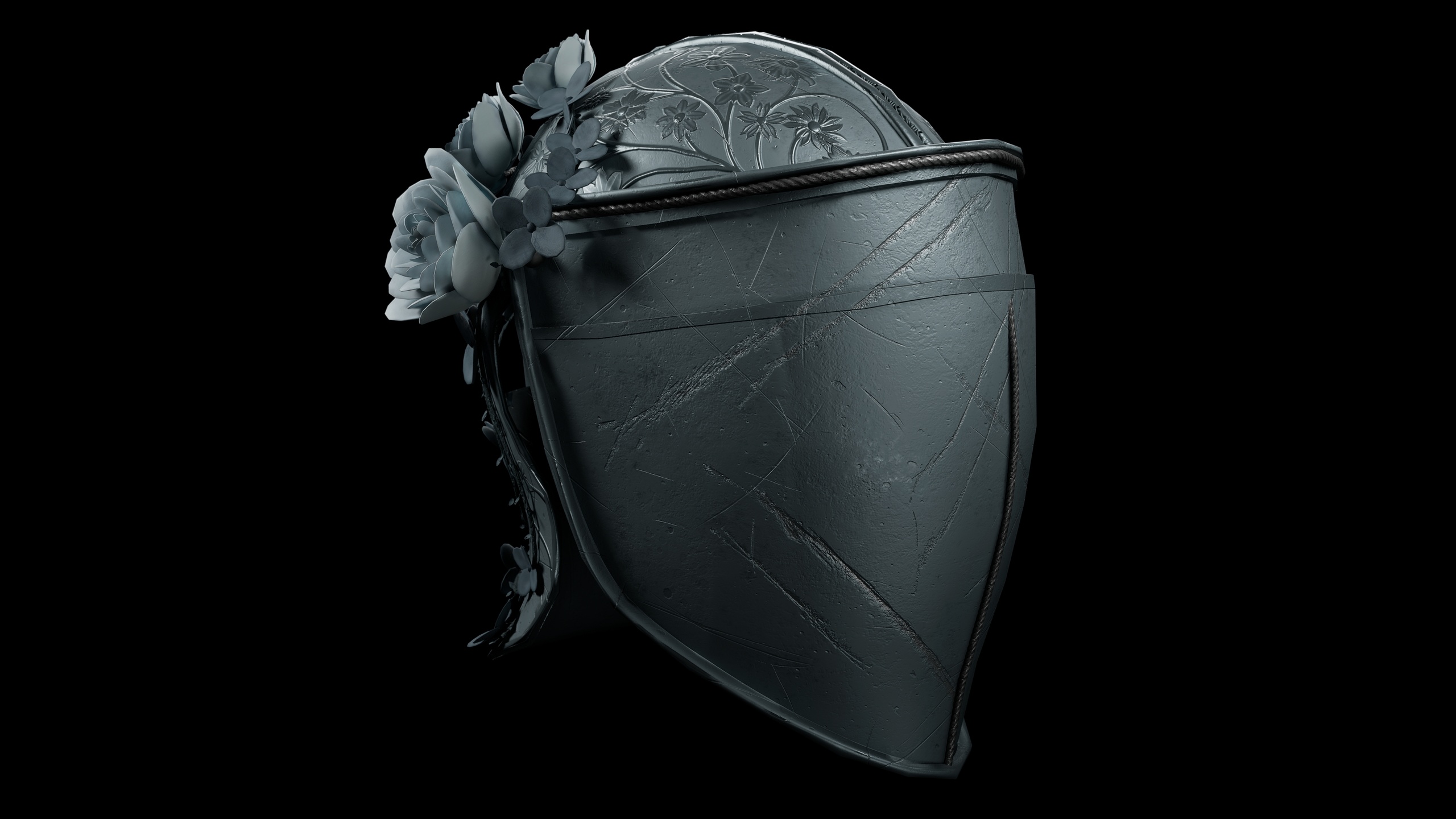 Media 1 for listing Floral Helmet