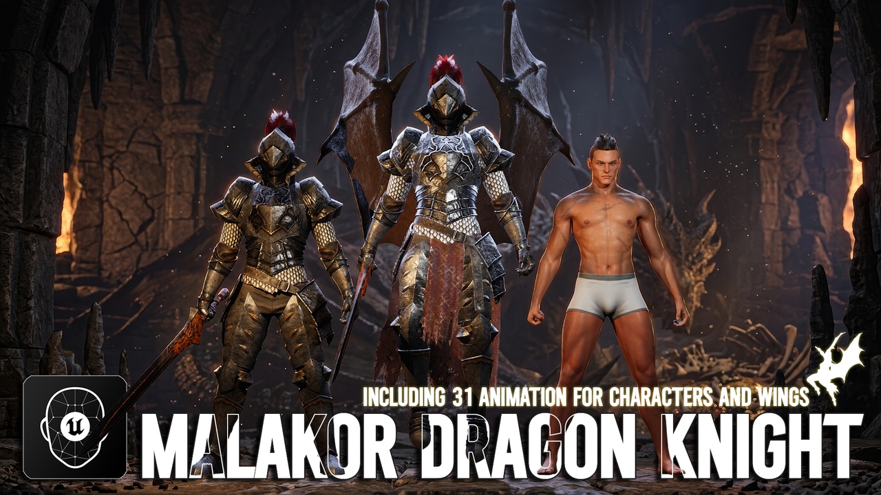 Media 1 for listing N5: Malakor | Male Dragon Knight