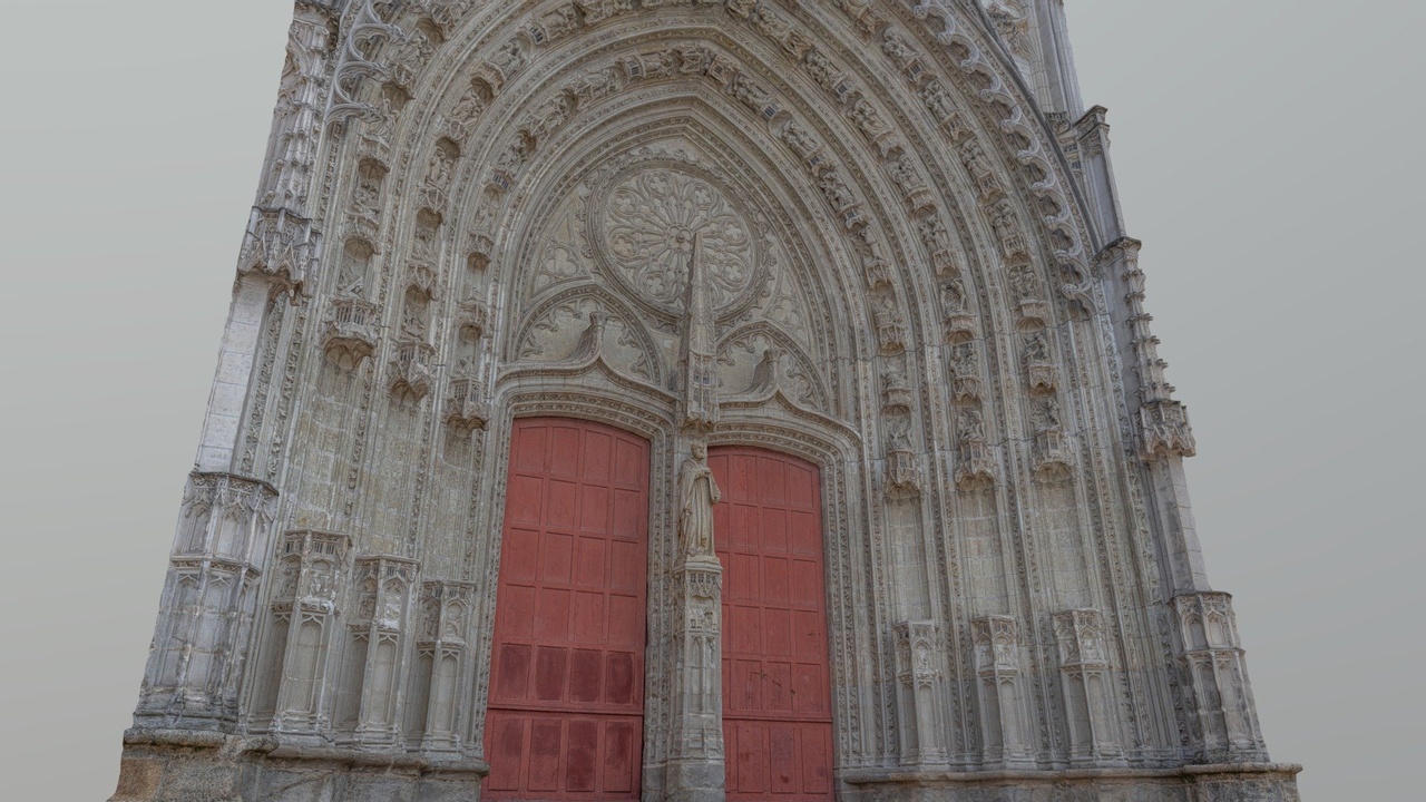 Media 1 for listing Portal of Nantes Cathedral - photogrammetry