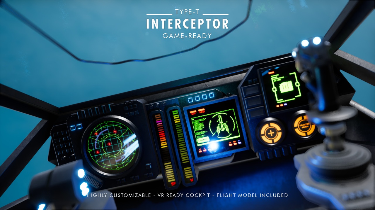 Media 1 for listing TYPE-T Interceptor with Cockpit and Flight Model