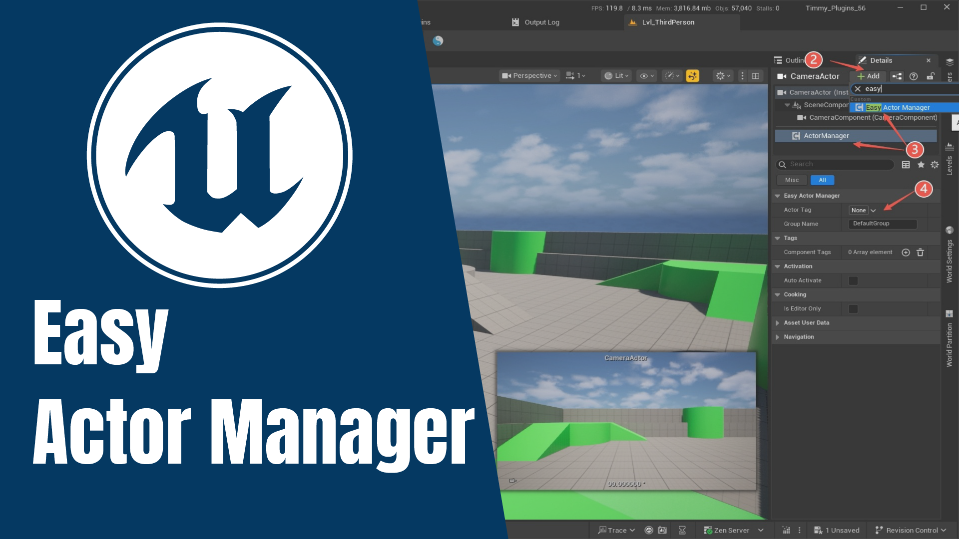 Easy Actor Manager | Fab