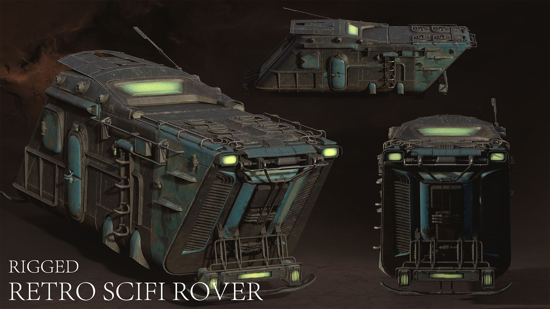 Retro Sci-FI Rover | Fab