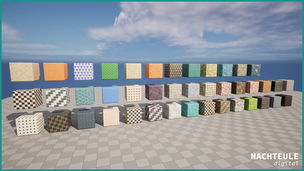 Media 1 for listing Stylized Tile Material Collection & Generator