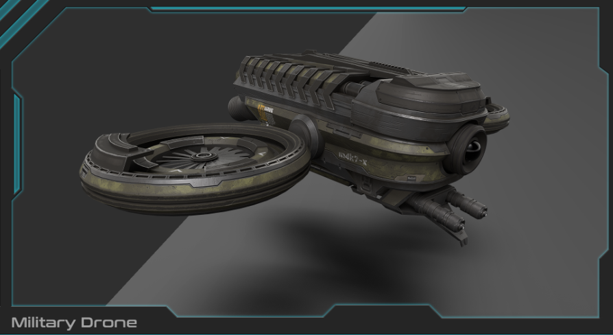 Military Drone and Basic Controller | Fab