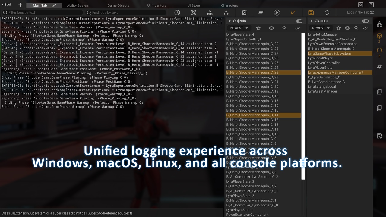 Media 1 for listing Advanced Game Logging (GLS)
