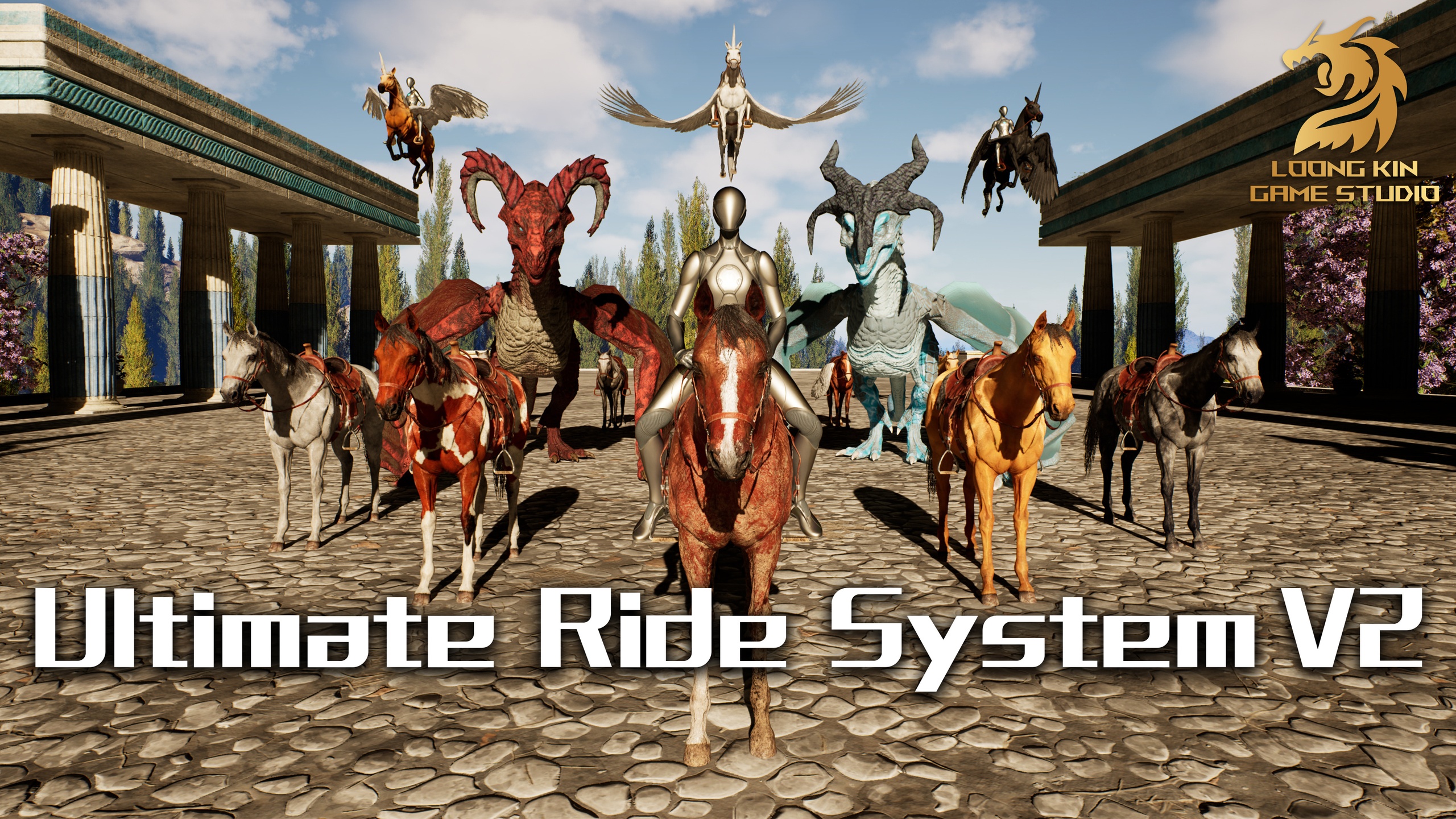 商品 Ultimate Ride System V2 — Horse & Dragon Support 的媒体 1