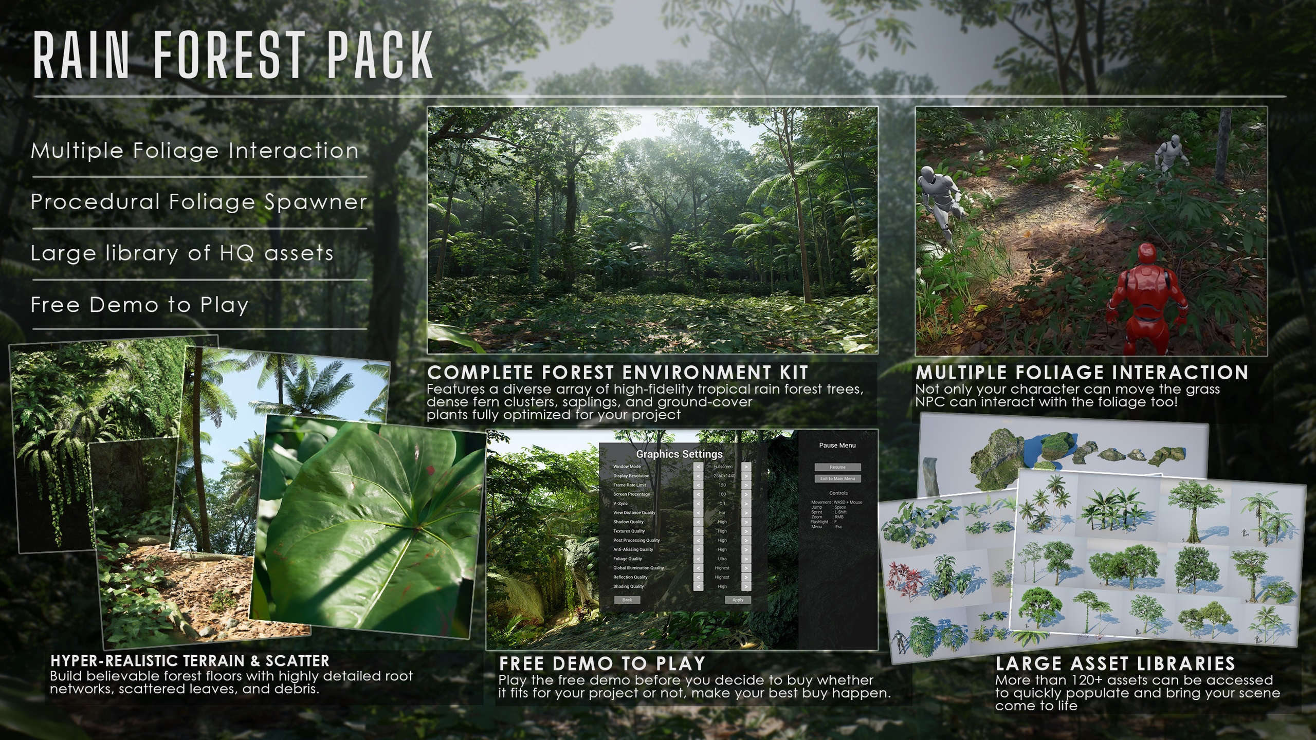 Media 1 for listing Rain Forest Pack