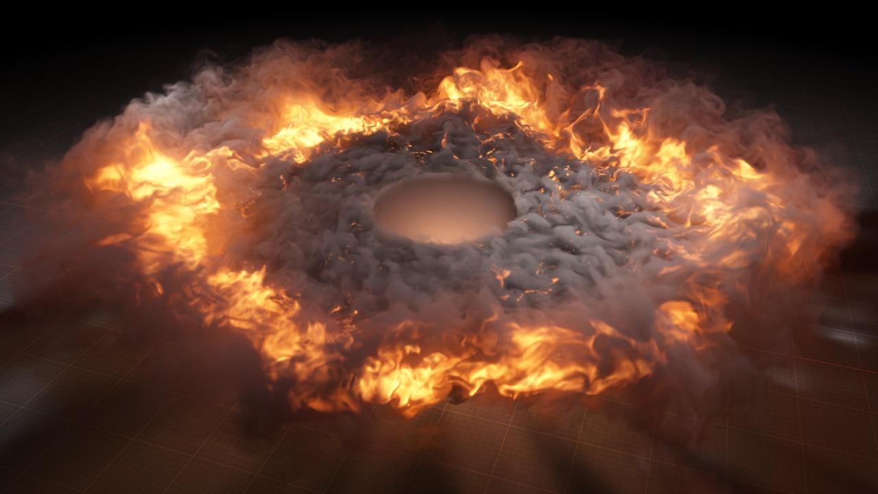 Media 1 for listing Hollow Fire Vdb Effects Pack Loop