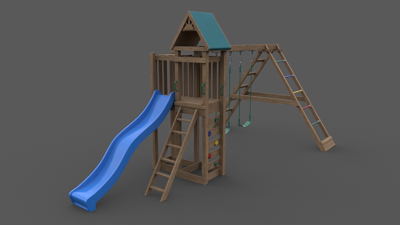 Playground Jungle Gym 03 PBR 제품 등록을 위한 미디어 1개