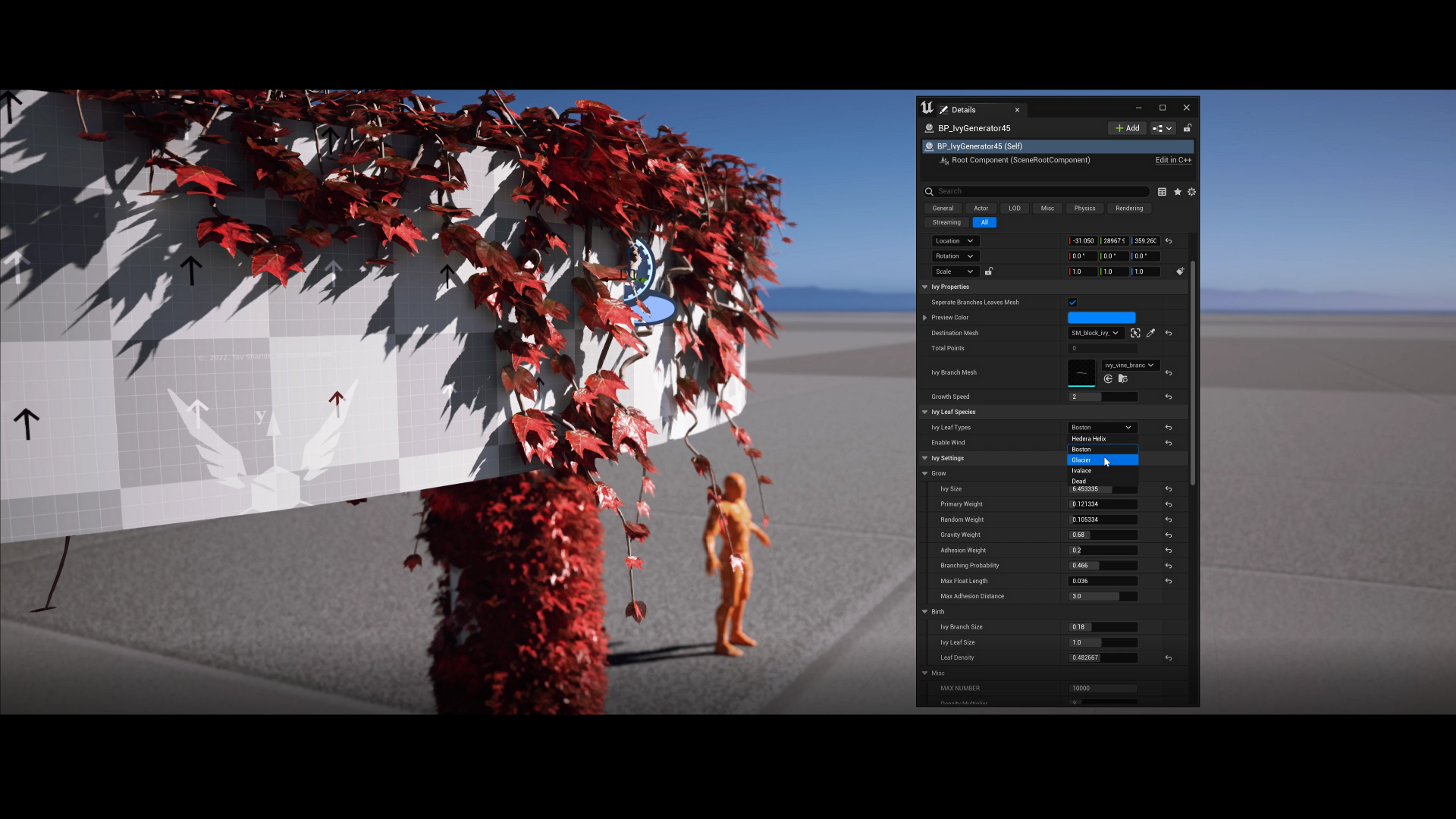 Crazy Ivy Realistic Ivy Generator Vine Plugin - Grow Procedural Plants ...