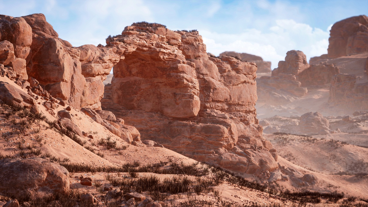 Desert Cliffs and Rocks 제품 등록을 위한 미디어 1개