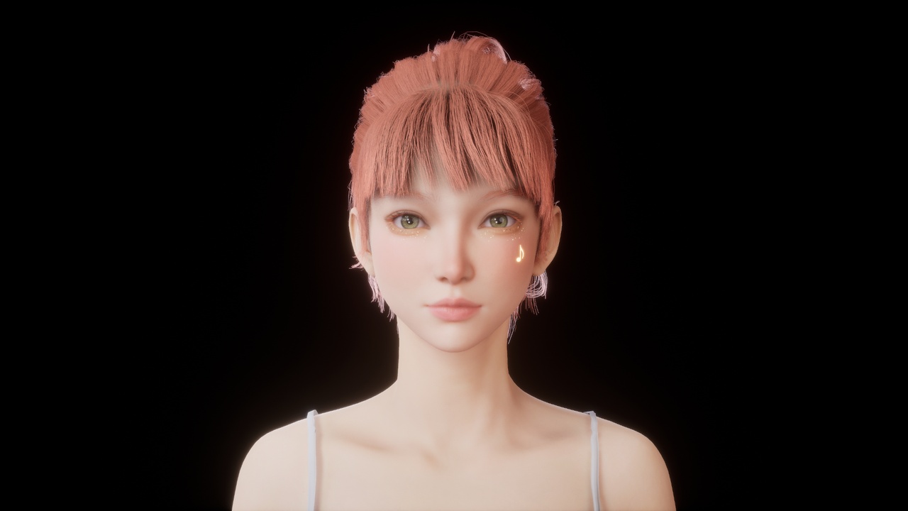 Media 1 for listing MetaHuman Hair - High Ponytail