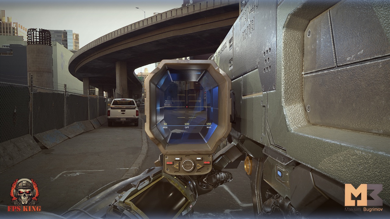 Media 1 for listing FPS Sci-Fi Hands With Launcher