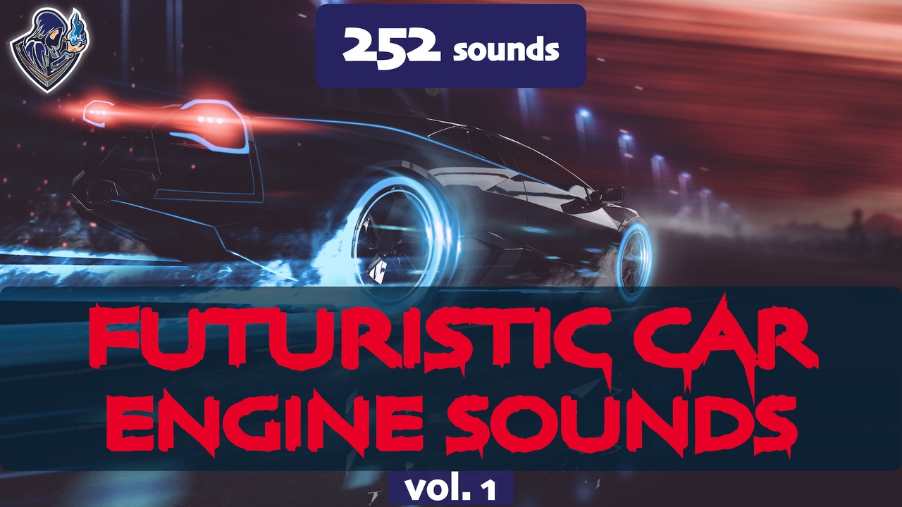 Media 1 for listing Futuristic Car Engine Sounds Vol. 1