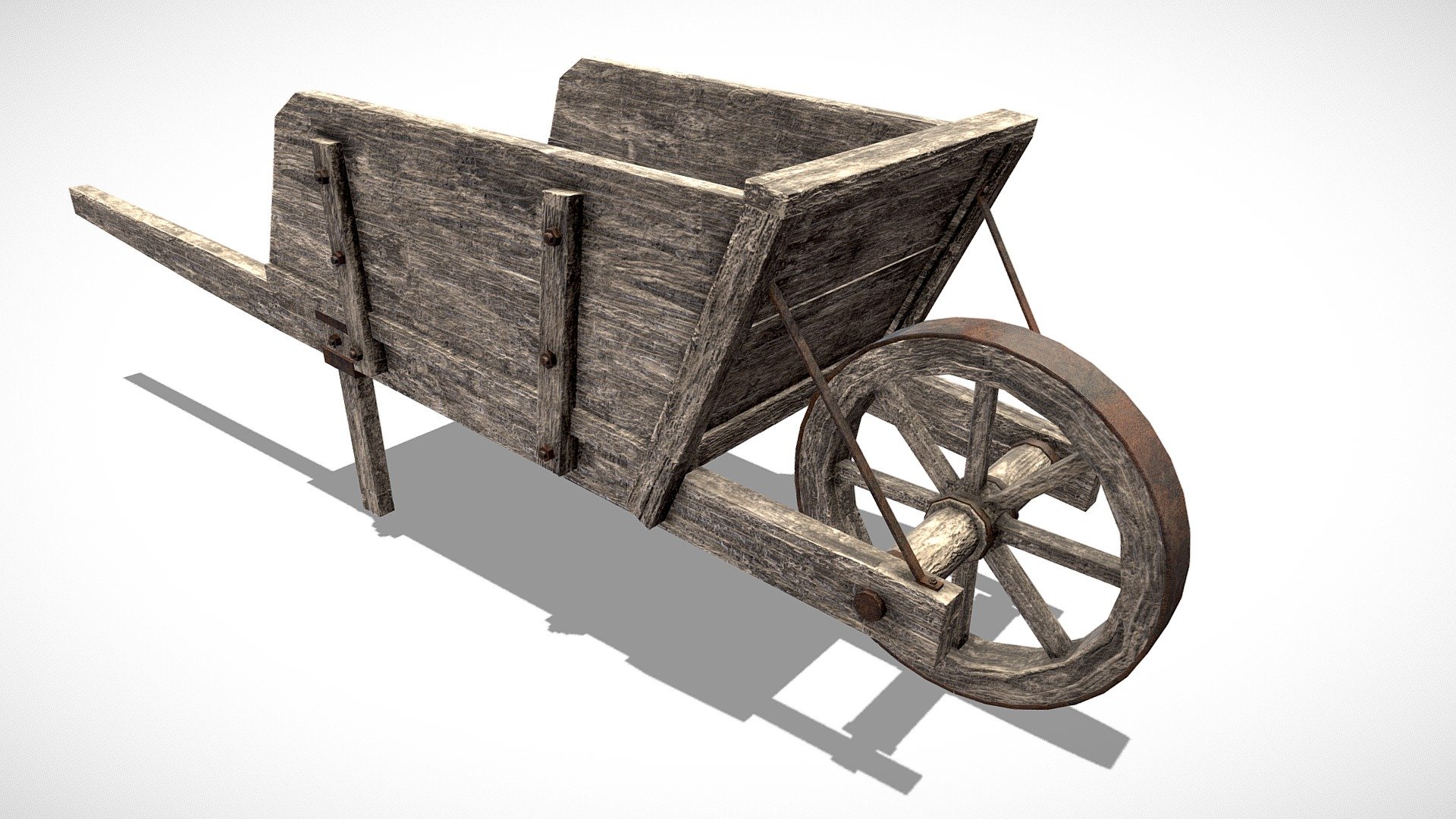 Wooden Wheelbarrow | Fab