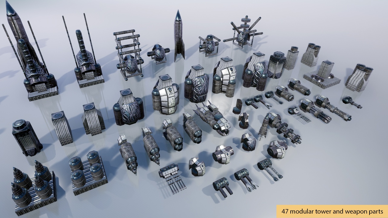 商品 Tower Dev Low Poly 的媒体 1