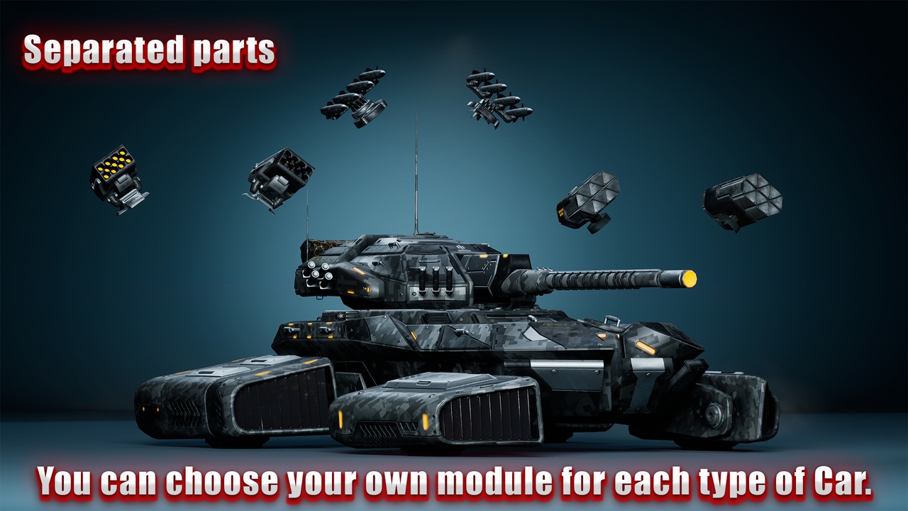 Media 1 for listing Sci-Fi Transport - Tank