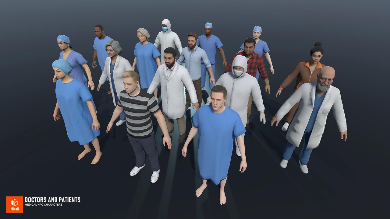 Media 1 for listing Doctors and Patients - Medical NPC Characters