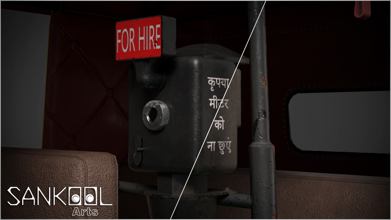 Media 1 for listing Delhi Rickshaw (Include GLTF / USD)