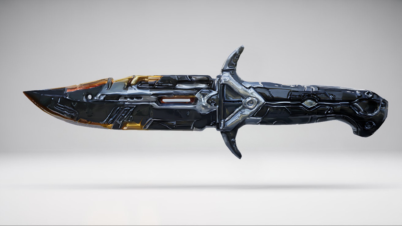 Media 1 for listing Phantom Slice – Futuristic Tactical Knife | Game-Ready Low Poly Weapon
