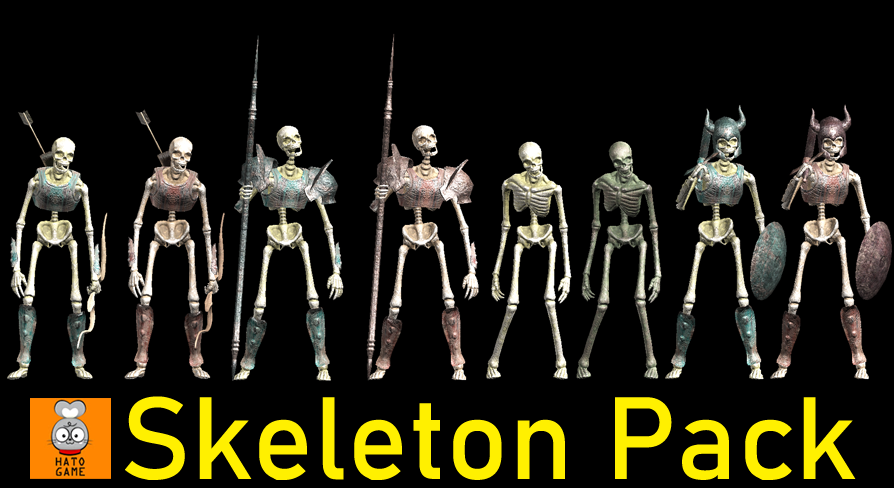"Animated" Skeleton Pack | Fab