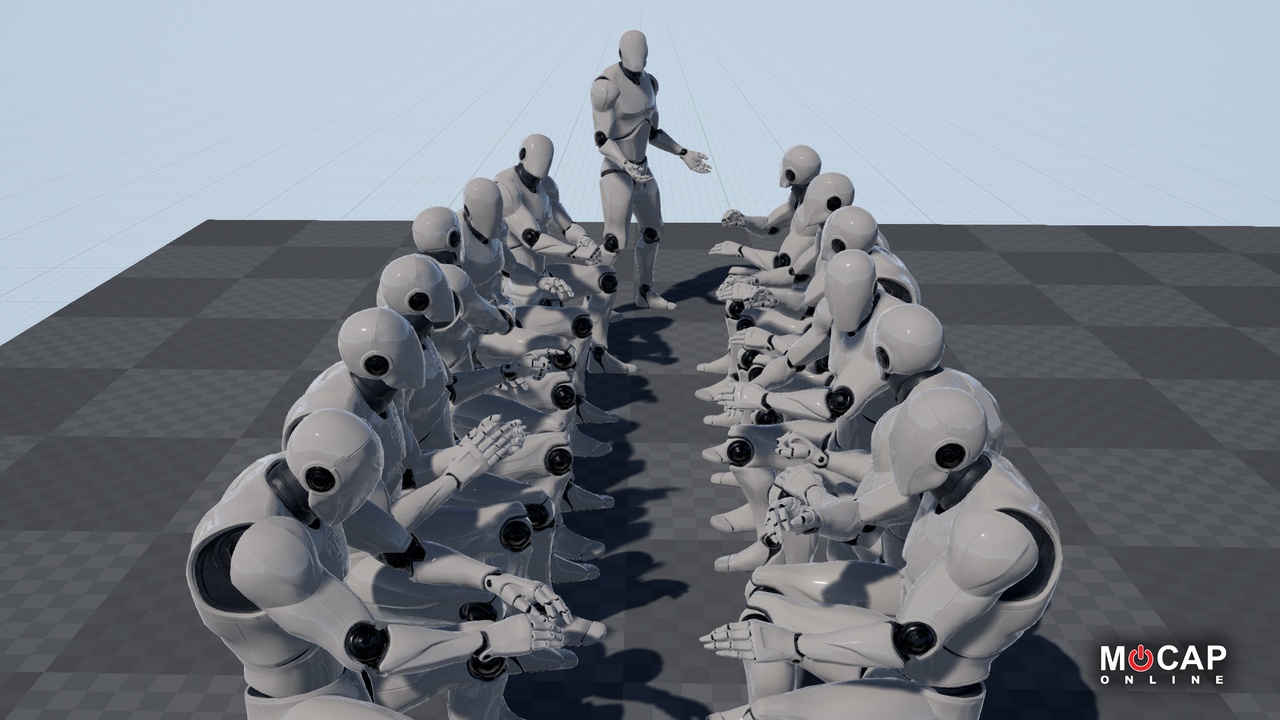Media 1 for listing Office Meeting - MoCap Pack