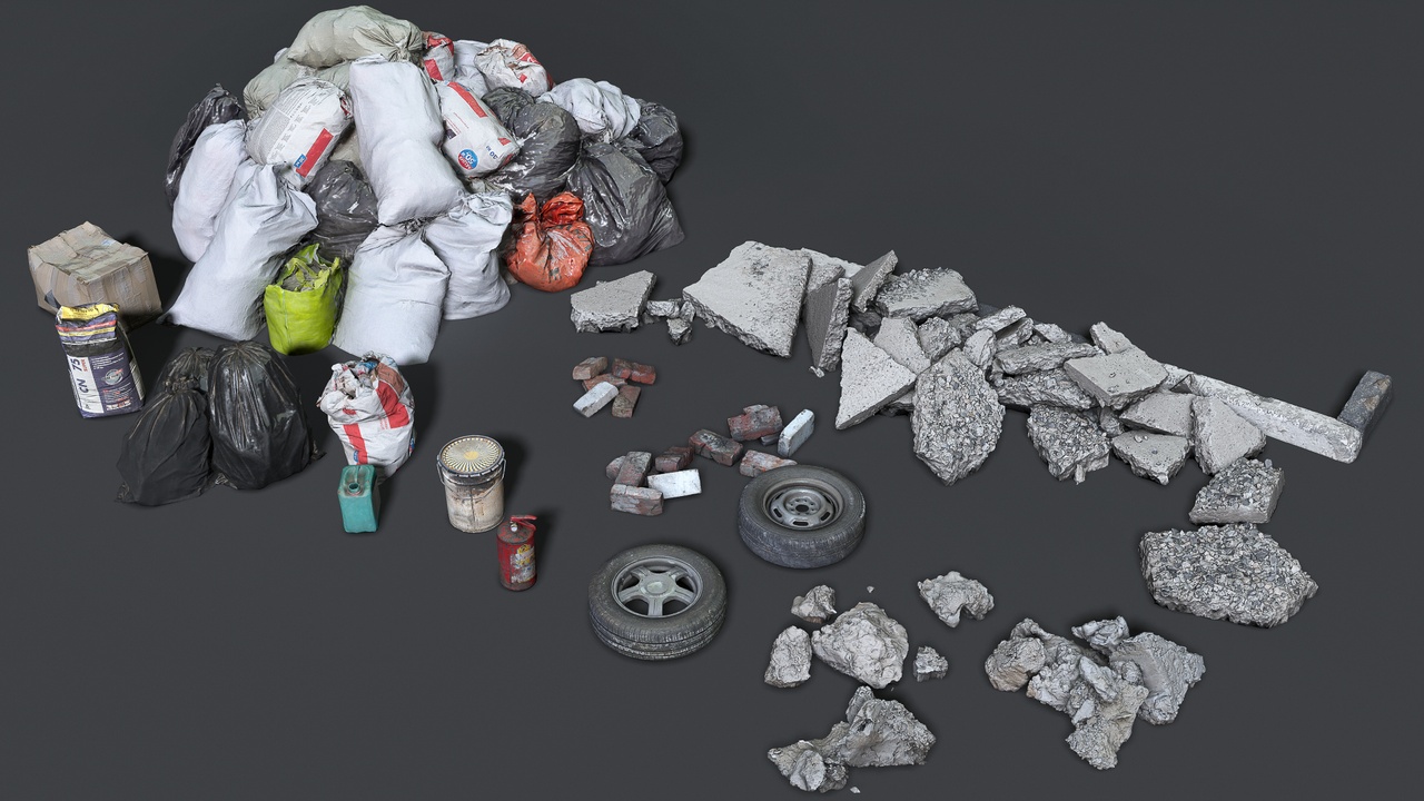 Media 1 for listing Construction waste set 1