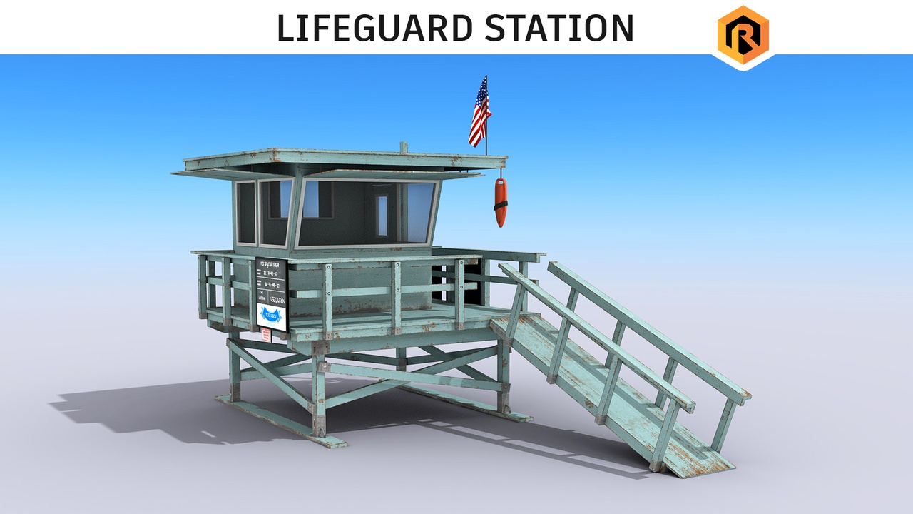 Lifeguard Station 제품 등록을 위한 미디어 1개