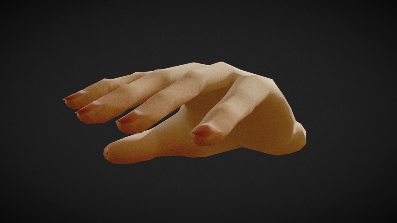 Media 1 for listing Free Lowpoly Hand (Lowpoly)