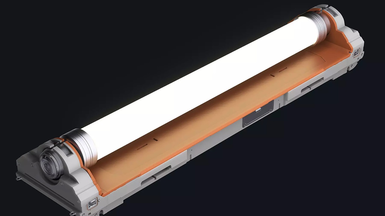 Media 1 for listing Sci-fi Fluorescent Lamp High Poly