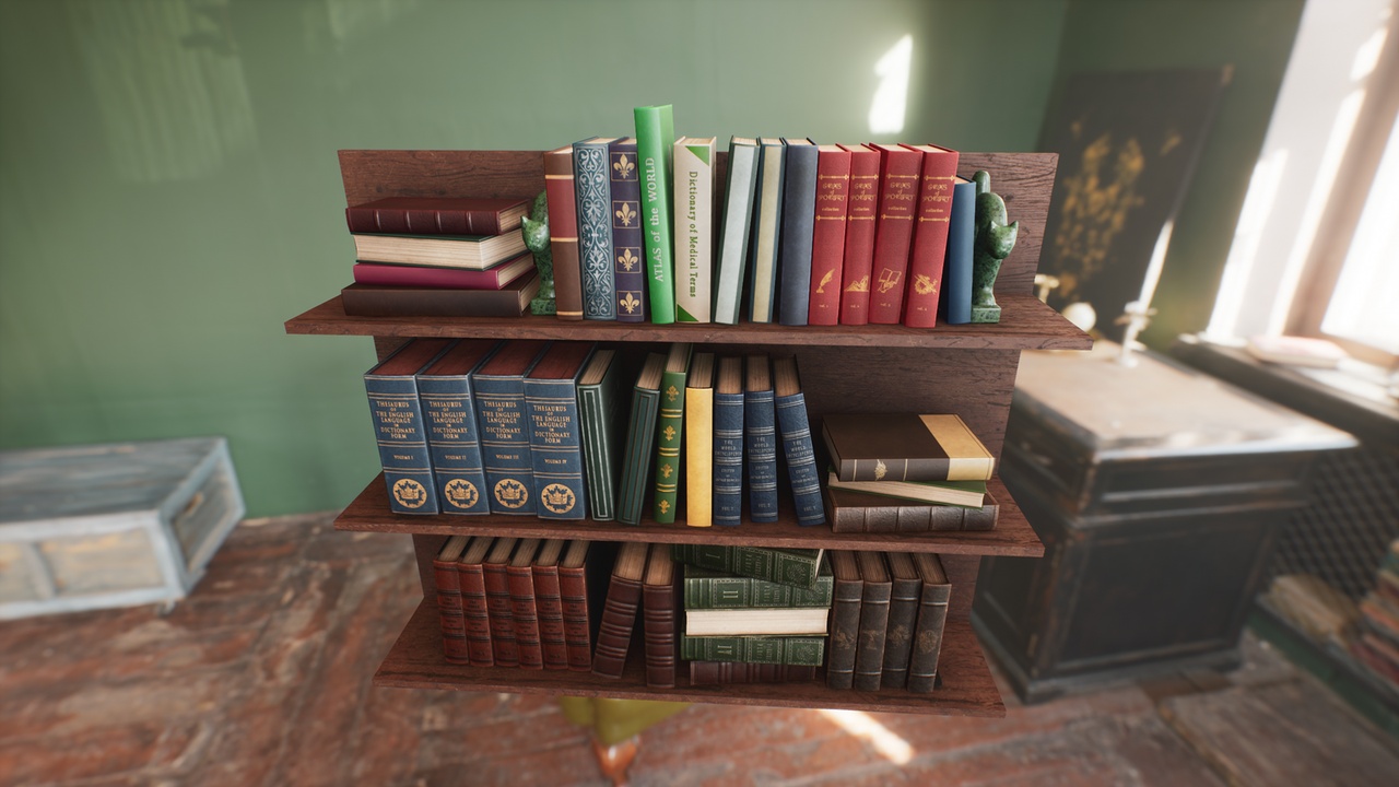 Media 1 for listing Customizable Books + Literature Clutter Pack.