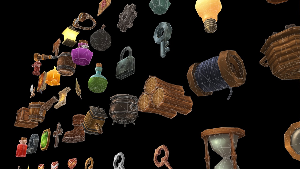Media 1 for listing 3D Prop - RPG Icons 100