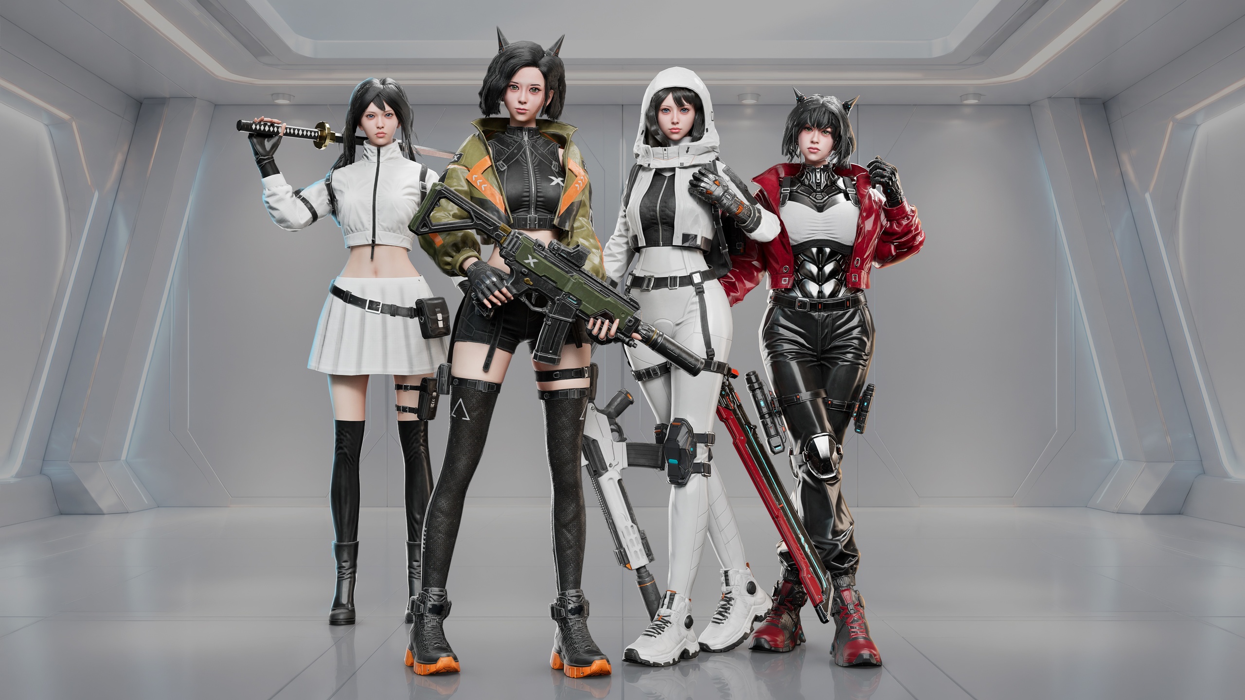 Media 1 for listing Cyberpunk & Sci‑Fi Female Operatives - Volume 1
