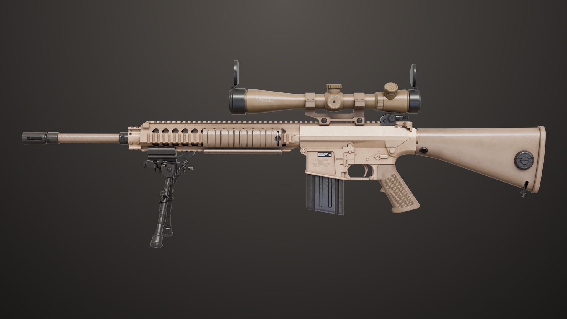 Media 1 for listing Sniper 07 Sandal Generic All PBR Unity UE Textures