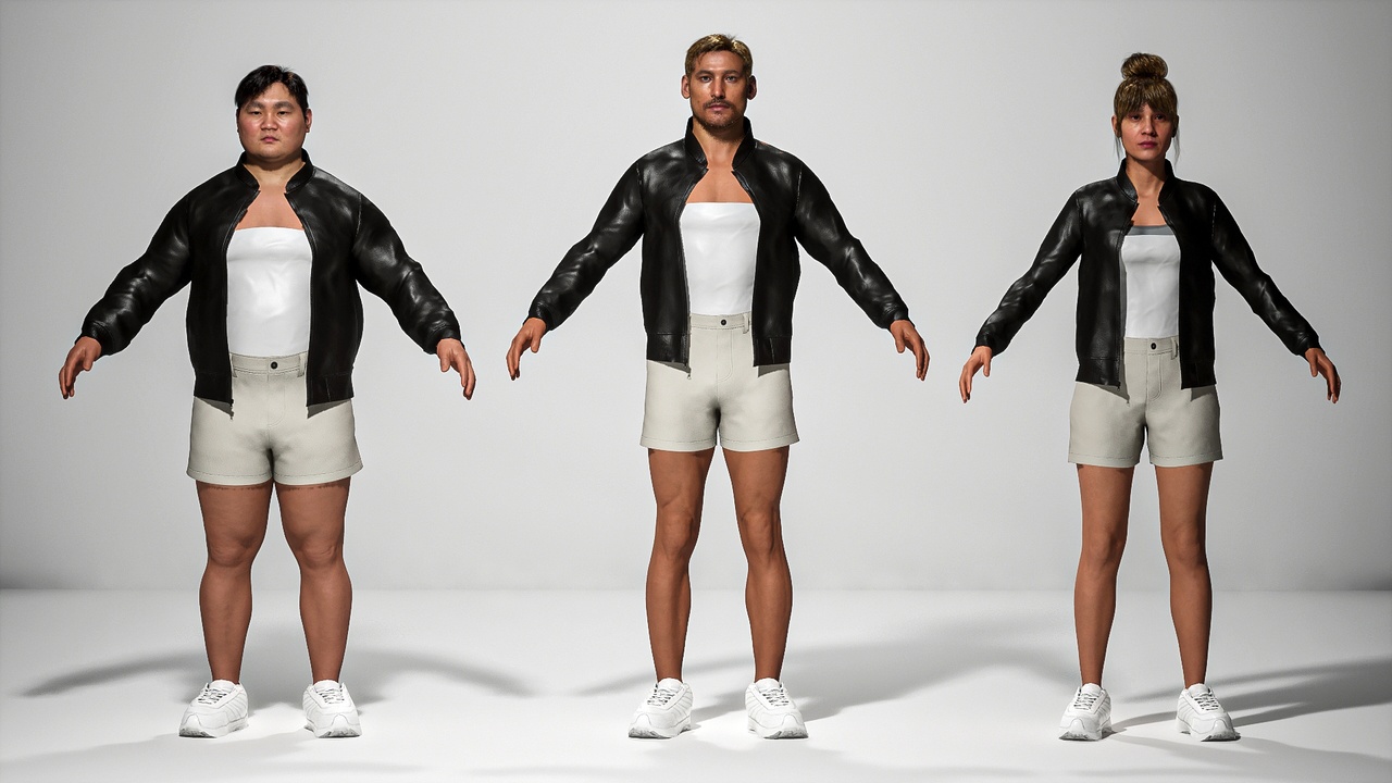 Media 1 for listing Sport Casual Outfit for MetaHuman (Resizable | Full Outfit)
