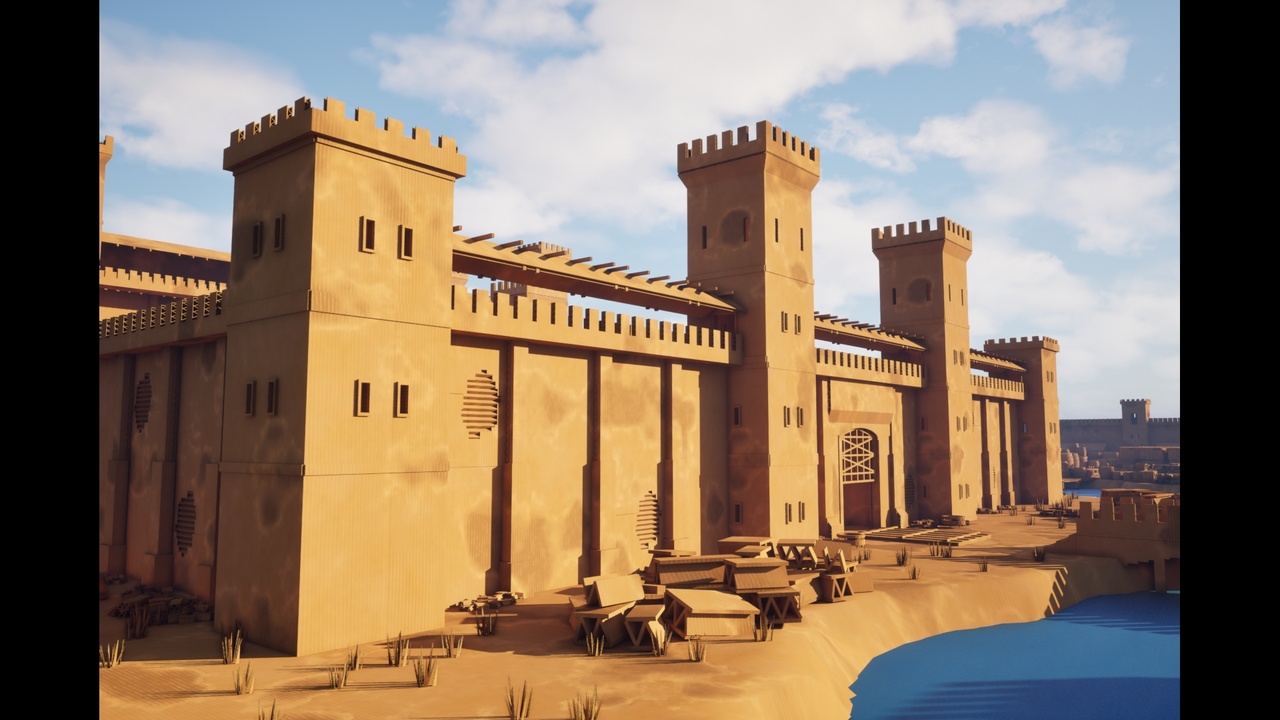 Media 1 for listing Modular Cardboard Castle & Village Environment Kit