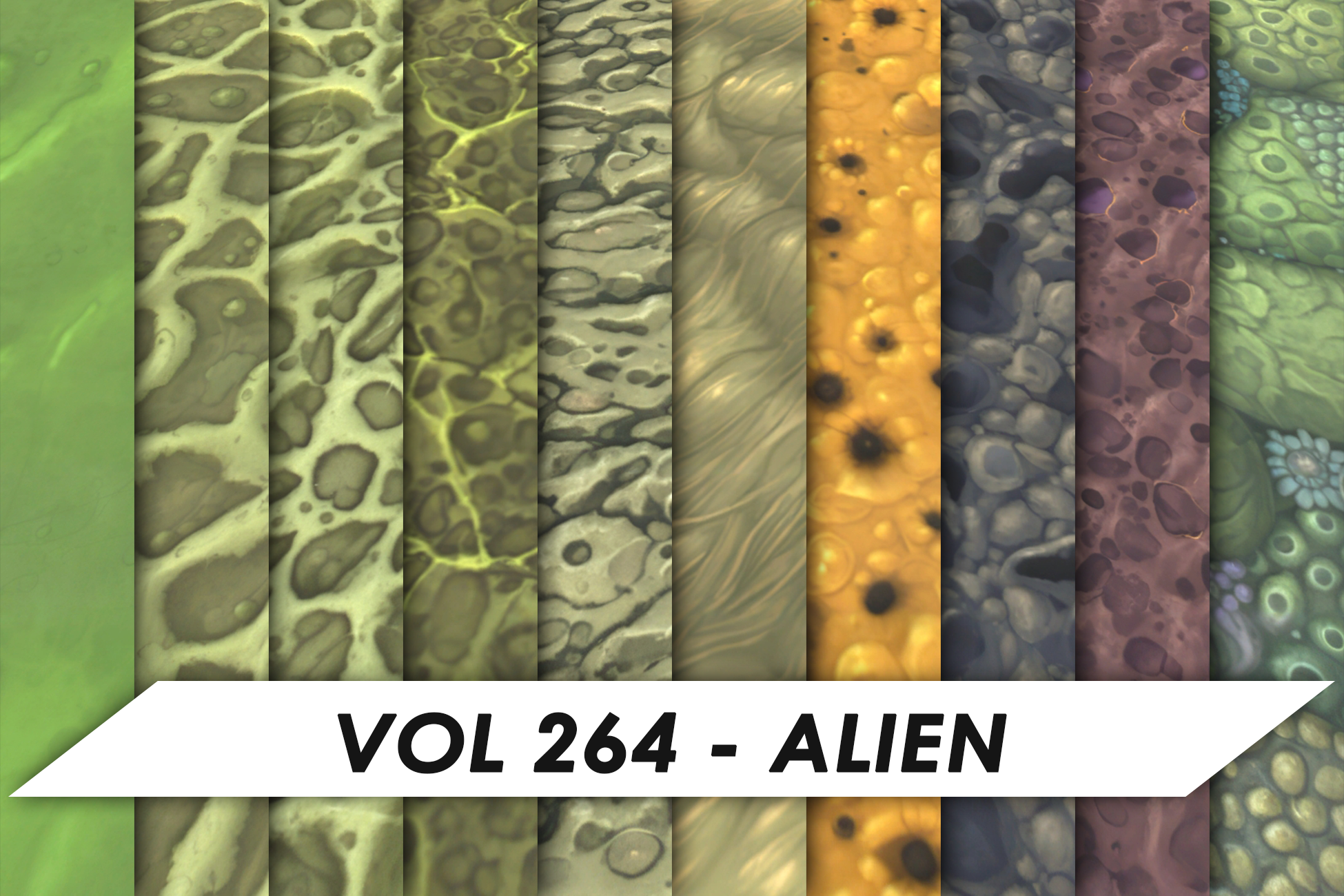 Stylized Textures - Vol 264 - Alien | Fab