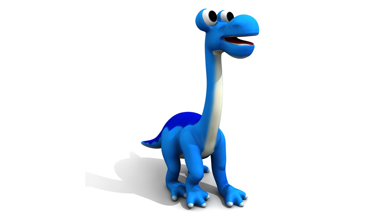 Media 1 for listing Cartoon Diplodocus