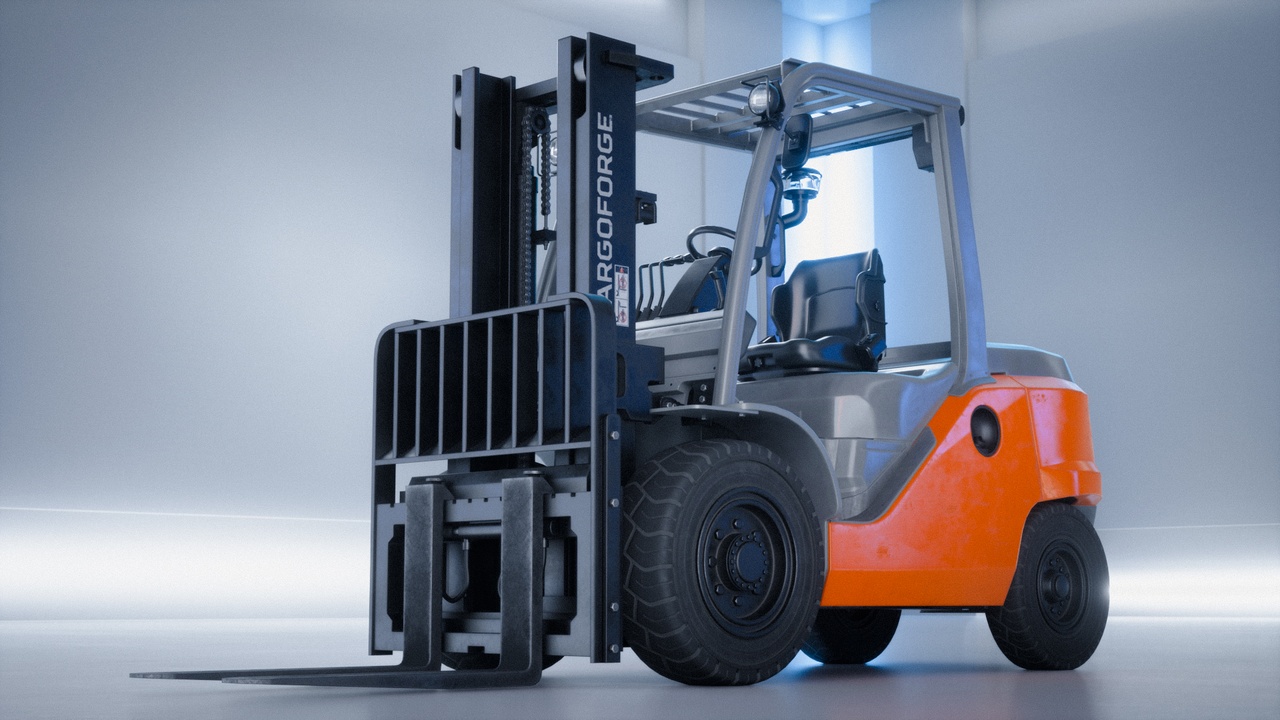 Media 1 for listing Physics-Based Forklift – Industrial Vehicle for Unreal Engine 5