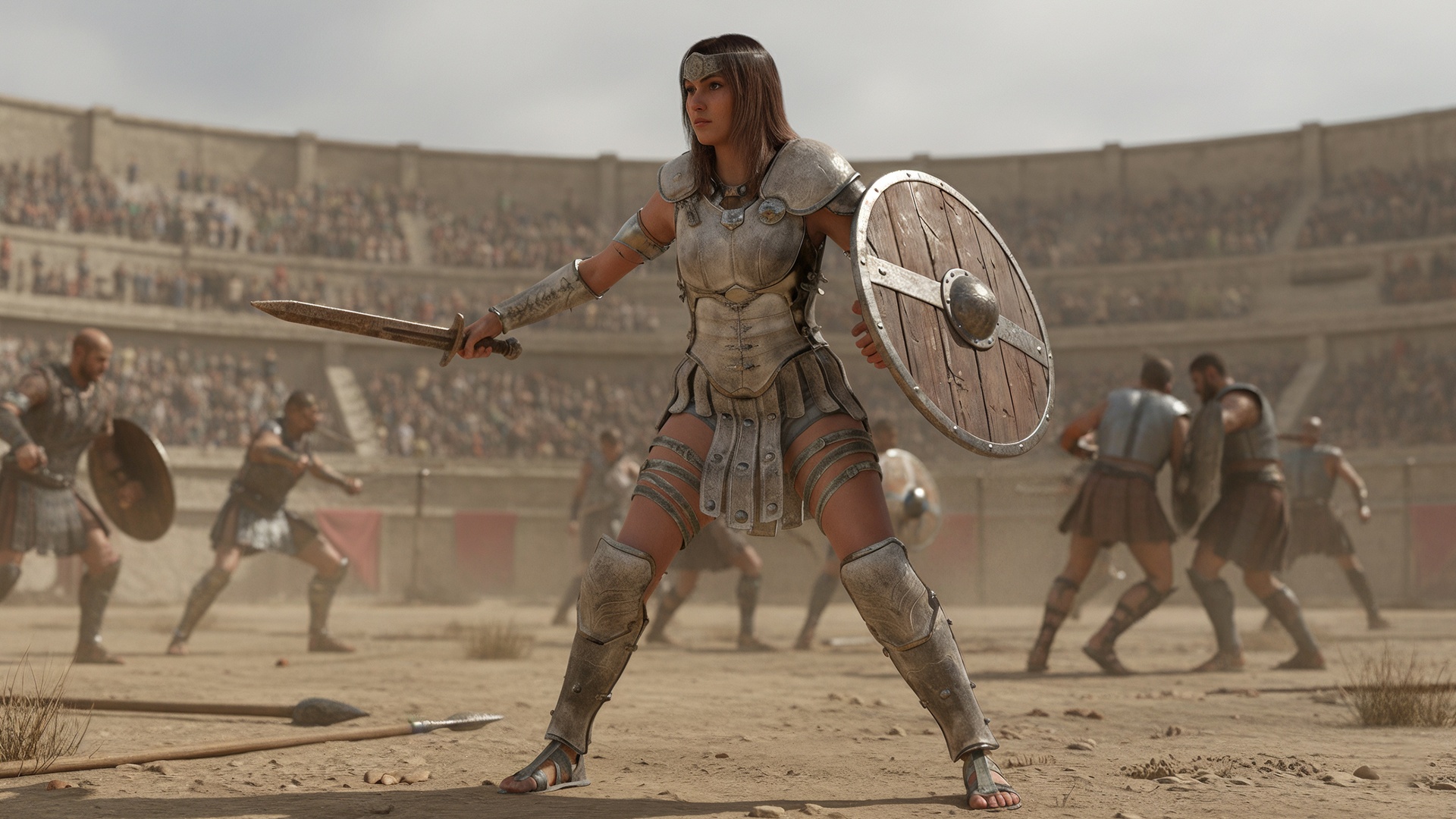 Media 1 for listing Metahuman compatible Fantasy Female Warrior Armor Set