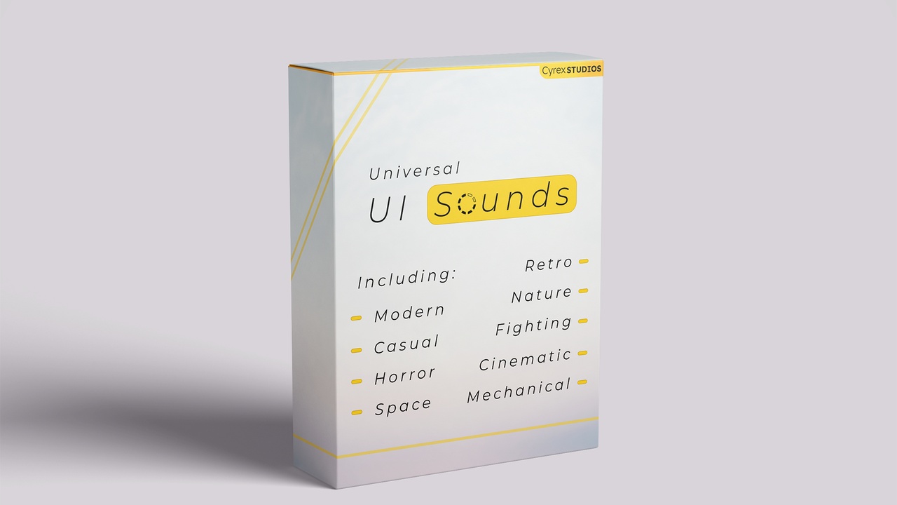 商品 UI Sound Pack 的媒体 1