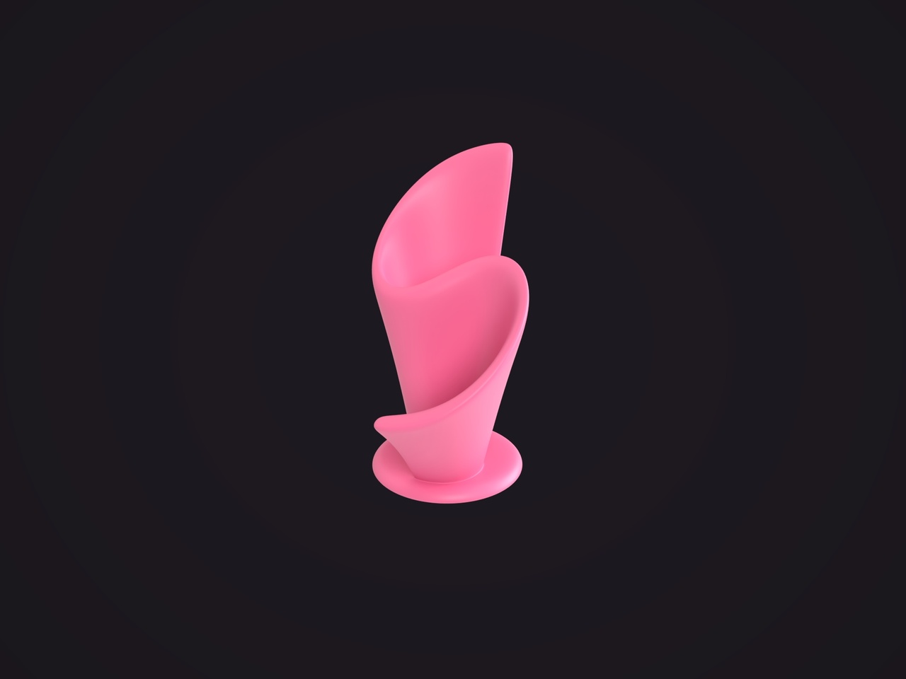 Media 1 for listing Pink Abstract Decor