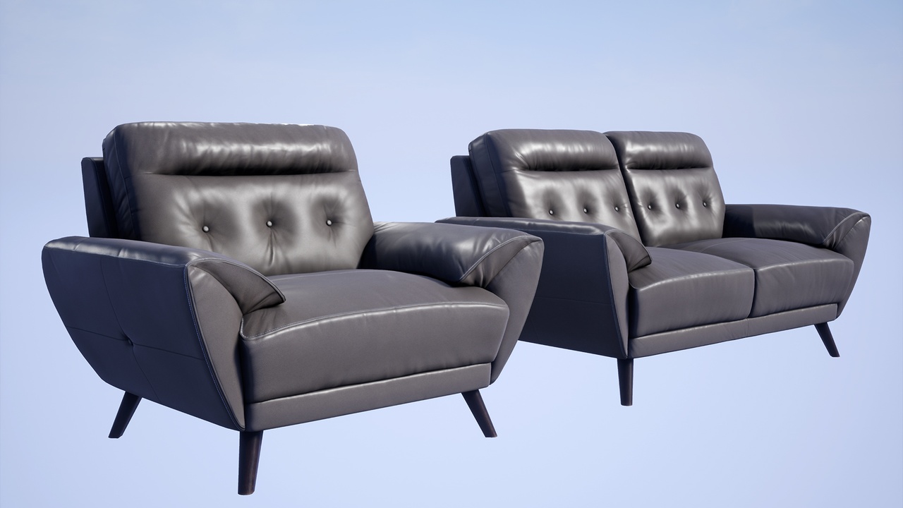 Media 1 for listing Armchair and Sofa (Ashley Sissoko)