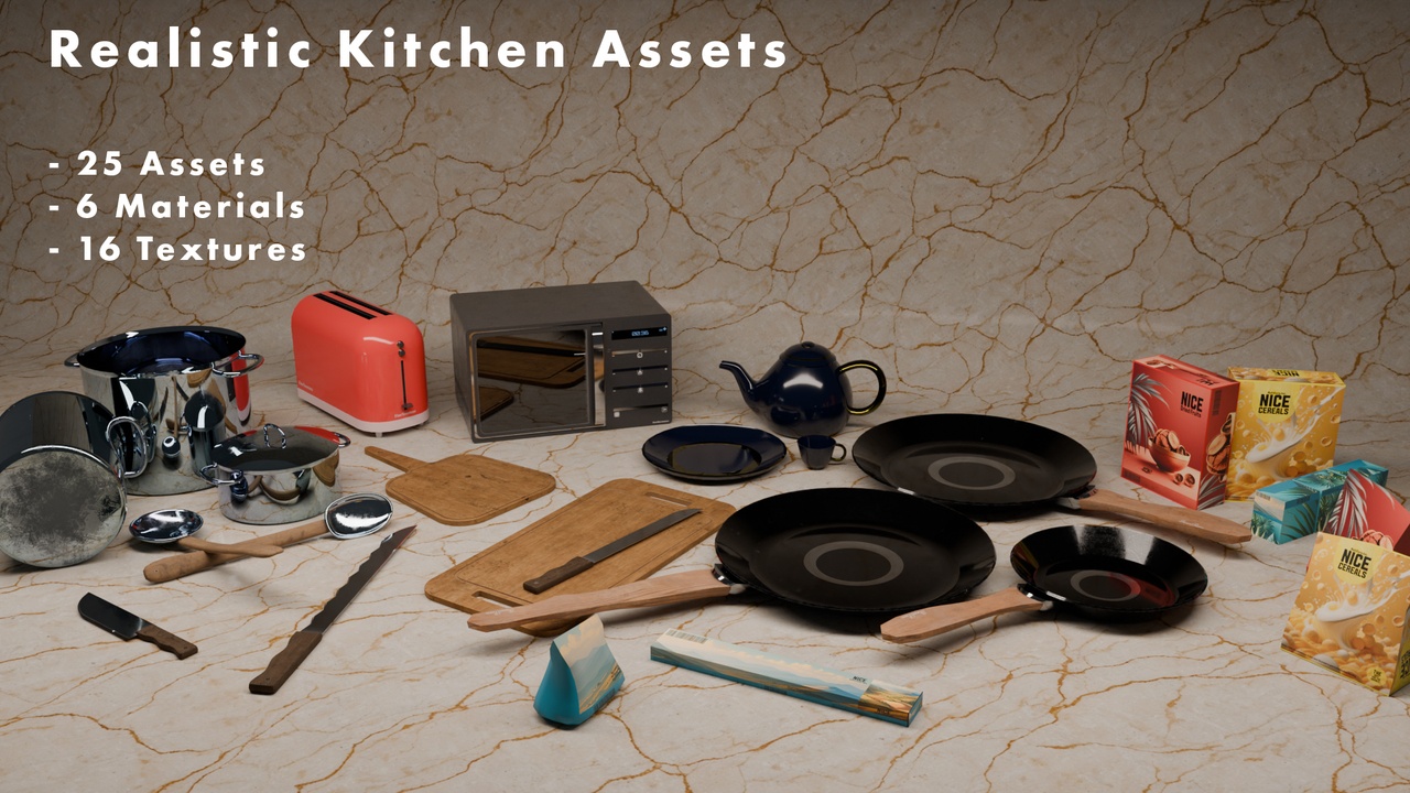出品Realistic Kitchen Assetsのメディア1