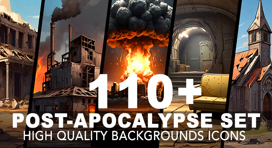 110+ POST-APOCALYPTIC BACKGROUNDS | Fab