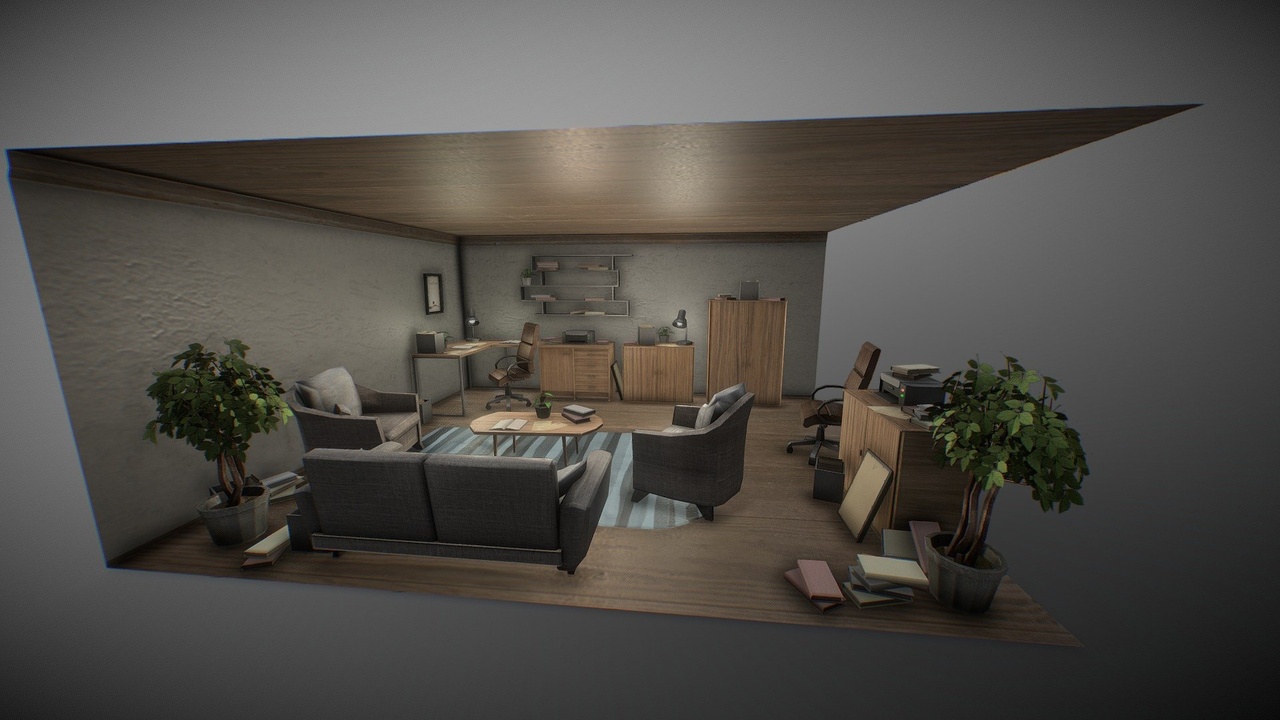 Media 1 for listing Realistic Modern Homes Small Office