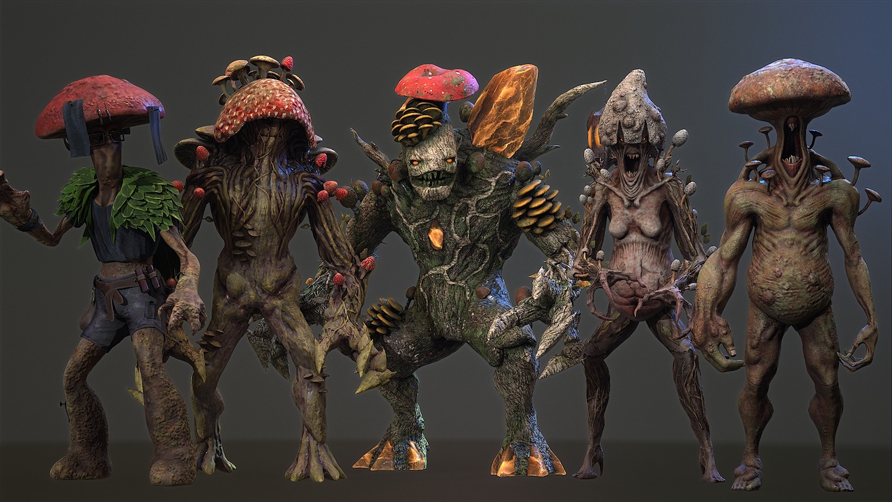 Monster Mushrooms Pack | Fab